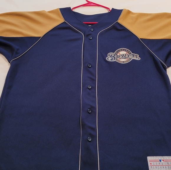 MLB Milwaukee Brewer jersey XL Braun #8 - Picture 1 of 2
